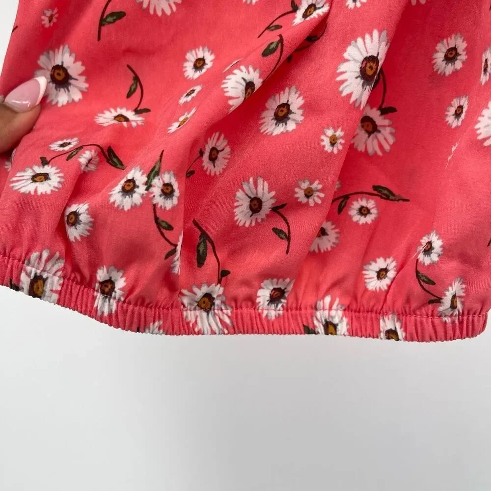Jenna & Jessie Girls Daisy Floral Set Size 8 Boho 2PC Top Skirt Summer Outfit